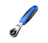 liquet compacte à 72 dents avec fonction réversible et prise en main ergonomique, pour mini tournevis en acier bleu avec tige d'extension et dix embouts pour des réparations rapides sur la