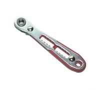 liquet compacte de 6,35 mm à double entraînement pour les zones confinées, dispose d'un mécanisme à 36 dents et d'un stockage interne d'embouts, fabriquée en acier au chrome vanadium pour un