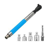 Clé à cliquet coudée résistante à la fatigue avec couple d'entraînement 1/2" Mécanisme de commutation rapide Outil professionnel Clé à douille universelle Clé adaptateur