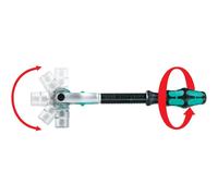 Clé à cliquet cyclope 3/8' Wera 8000 B