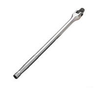 Clé à cliquet de 38,1 cm avec têtes bidirectionnelles multifonctionnelles, acier forgé avec joint pivotant à 180 degrés et goupilles de détente à ressort pour un remplacement efficace de la douille