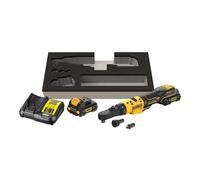 liquet DEWALT XR 12V Brushless - Batteries 2 x 3.0Ah - Têtes interchangeables 1/4', 3/8' et porte-embout hexagonal 1/4' - DC
