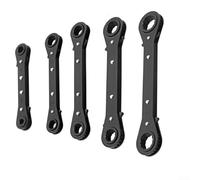 Clé à cliquet double extrémité 24 dents avec motif fleur de prunier pour réparation automobile, finition chromée pour une résistance à la rouille et un nettoyage facile (11-13 mm)