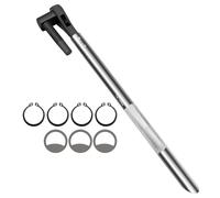 Clé à cliquet efficace - Double tête - Grands cliquets avec douille et design rotatif à 360 ° - Pour les constructeurs dans des espaces restreints