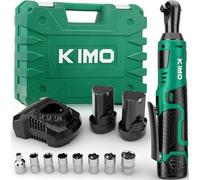 Clé à cliquet électrique sans fil KIMO, 0,95 cm, 400 tr/min, 12 V Powe