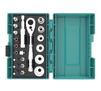 Makita Makita Bit-Set 21 pièces avec clé à cliquet dans boîte plastique B-54081 Quantité:1