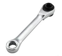 liquet hexagonale bidirectionnelle à double extrémité 6,35 mm pour mini tâches d'entretien de voiture avec 72 dents d'engrenage angle de rotation court et acier au chrome vanadium résistant à