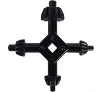 liquet multifonction e mandrin 4 en 1 et ouvre-boîte, outil à main robuste pour mandrins de 12,7 mm et 17,5 mm, design compact pour la construction et la réparation de la maison, noir (C)