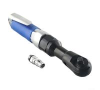 Clé à cliquet pneumatique à 90 degrés avec clé à air réversible et design d'échappement pour une utilisation dans les tâches de réparation d'embrayage de moto et d'écrou de verrouillage (B)