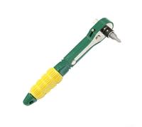 Clé à cliquet rapide 1/4" 6,35 mm, poignée en acier et plastique, haute dureté, design compact, pour fixation de voiture, machine et équipement