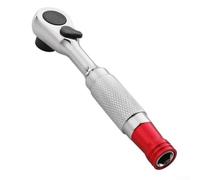 liquet rapide compacte de 6,35 mm à double extrémité conçue pour les espaces étroits avec rotation à cinq degrés et finition chromée résistante à la rouille pour mécaniciens professionnels (B)