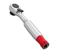 liquet rapide compacte de 6,35 mm à double extrémité conçue pour les espaces étroits avec rotation à cinq degrés et finition chromée résistante à la rouille pour mécaniciens professionnels (A)