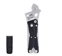 Clé À Cliquet Réglable, 11-en-1 Outils de Survie Polyvalents, Clé À Cliquet Métallique Avec Pince Et Scie, Pour Randonnée Pêche Réparation Automobile Et Vélo Extérieur Mécanique Plomberie Meuble