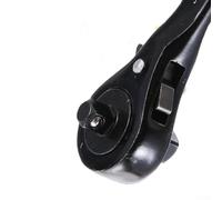 Clé à cliquet réglable, double extrémité 12 mm et 38 mm, clé à action rapide pour l'entretien des avions, acier au chrome vanadium forgé, finition résistante à la rouille, noir