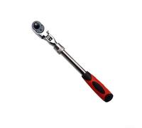 liquet rétractable avec tête à 72 dents et bouton de libération rapide pour réparation automobile, poignée extensible pour plus de couple n métal rouge, taille d'entraînement 6,35 mm (C)