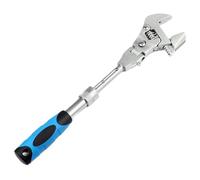 liquet rétractable liquet extensible ouille à mâchoire réversible avec tige d'extension rétractable de 10-12 pouces - Clé 5 en 1 avec tête rotative de 180