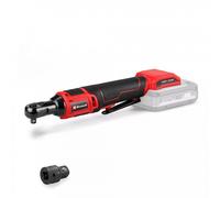 Einhell Visseuse à cliquet sans fil TE-RW 18/60 Li-Solo Power X-Change (18 V, 60 Nm, porte-outil 3/8« , rotation droite/gauche, lumière LED, adaptateur 1/2 » inclus, sans batterie)