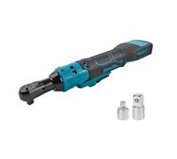 liquet sans fil compatible Makita, kit de cliquet électrique 3/8", 80 Nm, 280 tr/min liquet dynamométrique avec éclairage LED pour la réparation de voitures et de vélos (non batterie)