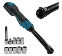 Clé à cliquet sans fil étendue de 3/8"" pour batterie Makita 18V, tête étendue de 16 cm, 320 tr/min, 80 N.m, jeu de clés à cliquet