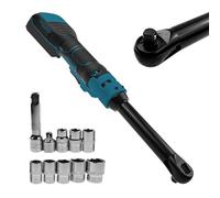 Clé à cliquet sans fil pour Makita batterie 18 V, jeu de clés à cliquet électriques 3/8" avec douilles 9 10 11 12 13 14 15 17 mm, 600 tr/min, 100 N.m