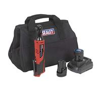 Clé à cliquet Sealey Cp1202KIT avec 2 batteries Li-Ion/chargeur et sac, 12 V, rouge/noir, 7,5/20 cm