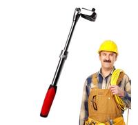 Clé à cliquet télescopique à deux voies avec poignée extensible | Structure dure 1/4, 3/8, 1/2 clé à cliquet d'actionnement pour la réparation automobile, atelier et ac