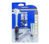 Clé à cliquet TIVOLY + douille universelle + 1 porte douille - 11501420002