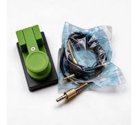 ode morse pour radio jambon - Clavier CW à double pagaie réglable avec câble de 3,5 mm pour SOTA POTA (vert)