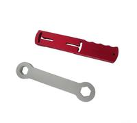 ouvercle de chlorinateur pour Pentair Rainbow 300 320 - Outil de retrait facile du bouchon pour filtres de spa - Rouge argenté