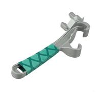 ouvercle multifonction 3 en 1 pour tambour en acier, canettes en plastique et métal de 15 litres avec poignée ergonomique et construction en alliage d'aluminium (A)