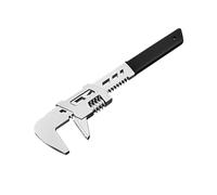 rémaillère, Capacity Adjustable Auto Wrench, Clé à molette de type F ouverture de pince de plomberie utomobile polyvalente pour le, outil pour la réparation des menuiseries