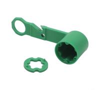 nuder pour Thermomix TM6 TM5 TM31 TM21 e démontage en plastique avec fonction ouvre-boîte - Accessoire de nettoyage vert et noir pour enlever la pâte (vert)