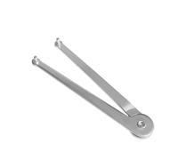 Clé à double broche pour meuleuse d'angle à haute résistance avec crochet en acier - Deux options de taille pour réparation automobile - Clé à crochet pour écrou à bride