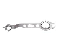 Clé à double tête pour meuleuse d'angle, clé de démontage à 4 griffes, accessoires de réparation professionnels en acier au carbone