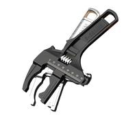 Clé à double usage réglable de 6 à 68 mm pour robinet/tuyau de raccordement/pommeau de douche Outil à main Poignée courte Outil de salle de bain