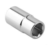 Clé à douille 17/19 mm et 21/23 mm à double tête pour extracteur d'écrous de roue de voiture, design télescopique, acier au chrome vanadium, tailles métriques (A)