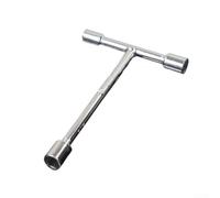 Clé à douille 3 voies avec fourche à trois broches pour réparation et entretien, en acier au carbone traité thermiquement et finition chromée 819 mm (8-9-10 mm)