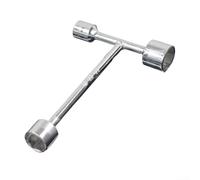 ouille 3 voies avec poignée en T pour vélo et réparations mécaniques, finition chromée et acier au carbone traité thermiquement pour plus de résistance et de longévité, 819 mm (14-17-19 mm)
