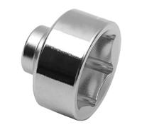 Clé à douille 6 points 32 mm pour filtre à huile, outil d'extraction de filtre à huile en acier | Profil plat, clé à molette d'entraînement 3/8", outil pratique pour le changement de filtre à huile de