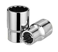 Clé à douille à cliquet 1/2" 21 mm métrique compacte avec poignée à douille 12,5 mm Interface