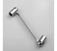 ouille à double tête pivotante flexible à 12 points en acier traité thermiquement pour les tâches de serrage des écrous et boulons de zone étroite