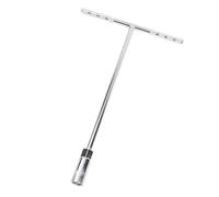 Clé à douille avec poignée en T - Clé hexagonale avec cinq tailles métriques (8 - 14 mm) pour maison, garage, atelier et usage professionnel (13 mm)