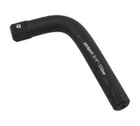 Clé à douille avec verrou à bille anti-détachement sécurisé et résistant à la rouille en acier au chrome vanadium traité thermiquement (220 mm) - Noir