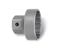Clé à douille Beta 3793/2 Shimano pédalier 16 points 24 mm argent