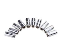 Clé à douille courte métrique 6 points 4 mm-14 mm Convient pour les réparations professionnelles et les bricoleurs