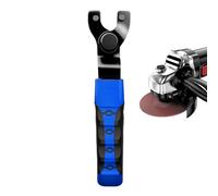 Clé à douille de précision - Clé de meuleuse pour réparation d'outils | Acier au carbone avec poignée en caoutchouc antidérapant, clé à ouverture réglable à 2 griffes, marteau pneumatique, plomberie