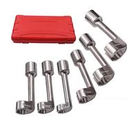 Clé à douille de type L - Outil de retrait de lignes d'injecteur - Kit de douilles pour outils d'ouverture | Jeu de clés à douille pour véhicules