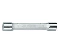 Clé à douille double, massive, 6 pans 18x19 mm