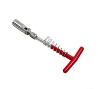 Clé à douille en T 16 mm 21 mm pour enlever et installer les étincelles, acier au chrome vanadium avec ressort traité thermiquement, pour voiture et moto (16 mm (22 cm)