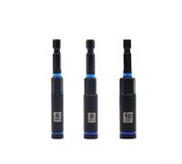 ouille hexagonale 80 mm, adaptateur de foret, manchon d'extension 6-14 mm, convient pour moto, voiture, machines et bricolage (6 + 8 + 10 mm)